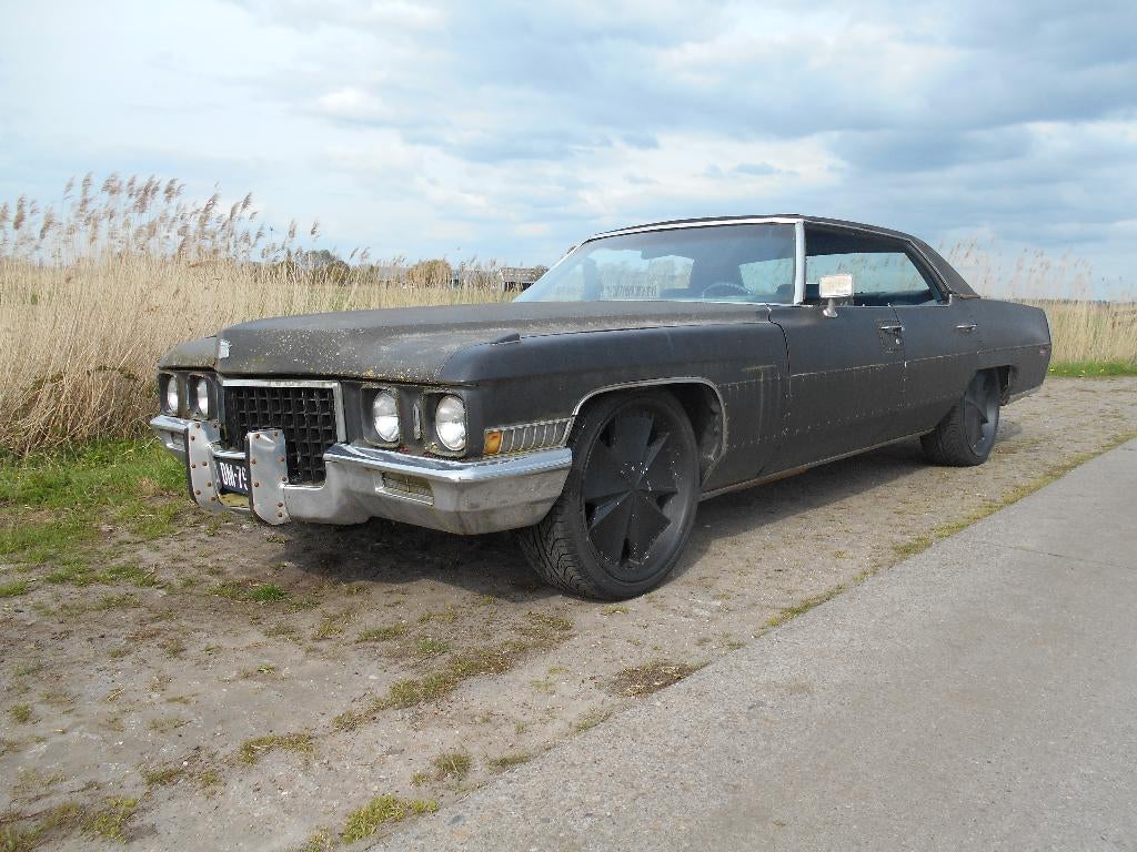 Cadillac Sedan de Ville 7.7 V8 Automaat 1971 LPG wb+apk vrij, Automaat, 7700 cc, Zwart, Particulier