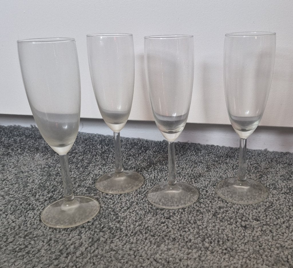 Keuken: 4x champagne flutes, Verzamelen, Ophalen of Verzenden, Zo goed als nieuw, Overige typen