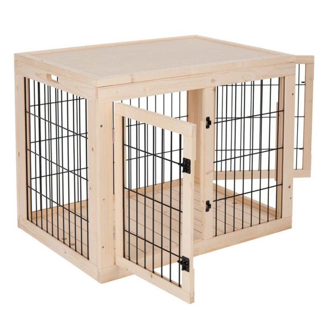 Houten bench/ hondenhok, Ophalen, Zo goed als nieuw