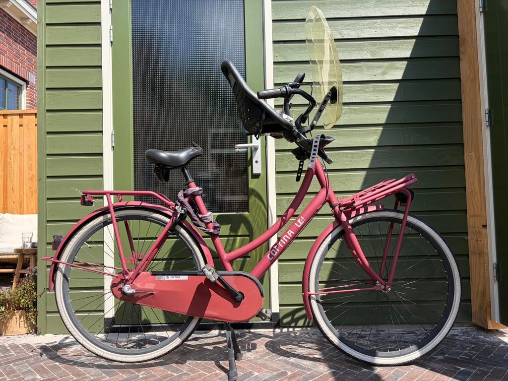 Cortina U4 - frame 57 cm - 28” banden - 3 versnellingen, Terugtraprem, Windscherm, 56 cm of meer, Zo goed als nieuw