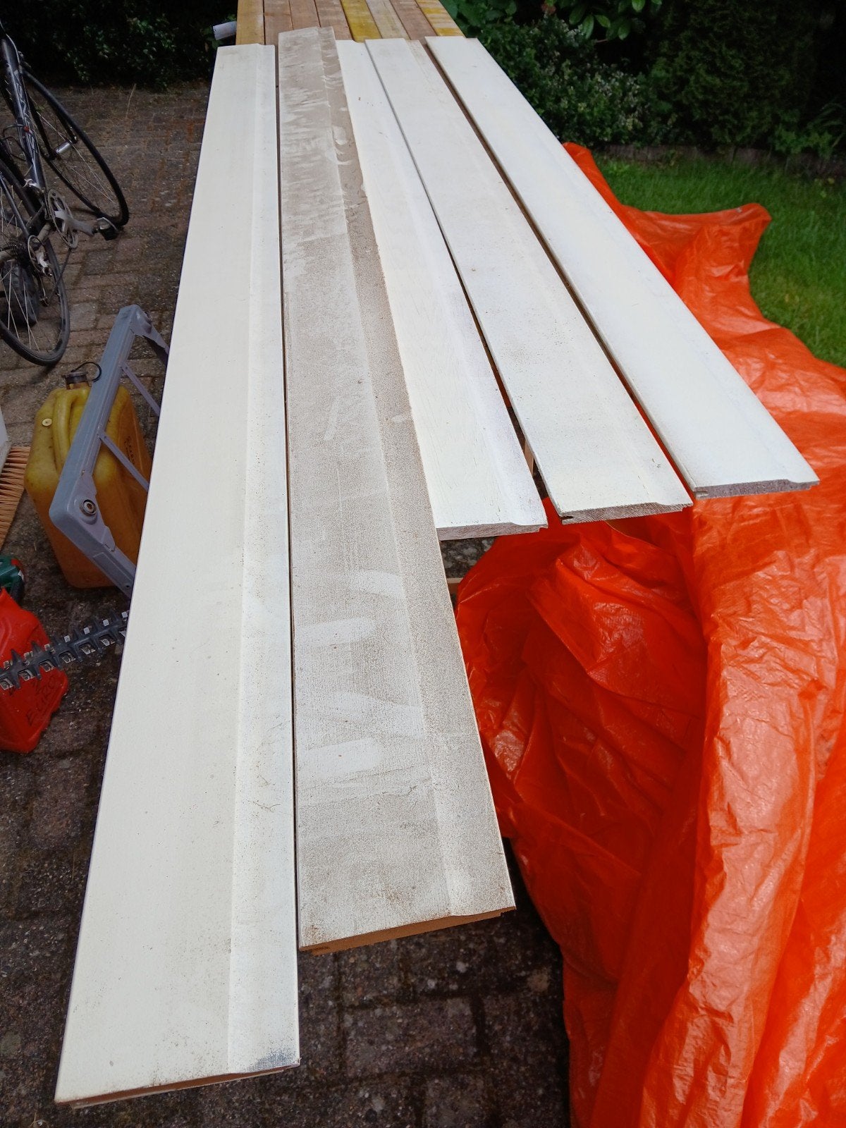 Te koop 5 red cedar houten planken, Ophalen, Nieuw