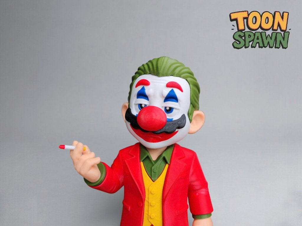 Joker Mario – Joker X Super Mario Mash‑up – 28 cm, Verzamelen, Ophalen of Verzenden, Nieuw, Overige typen