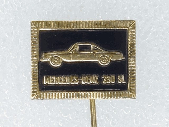 SP2150 Speldje Mercedes-benz 230 SL zwart, Verzamelen, Speldjes, Pins en Buttons, Ophalen of Verzenden, Gebruikt, Overige onderwerpen