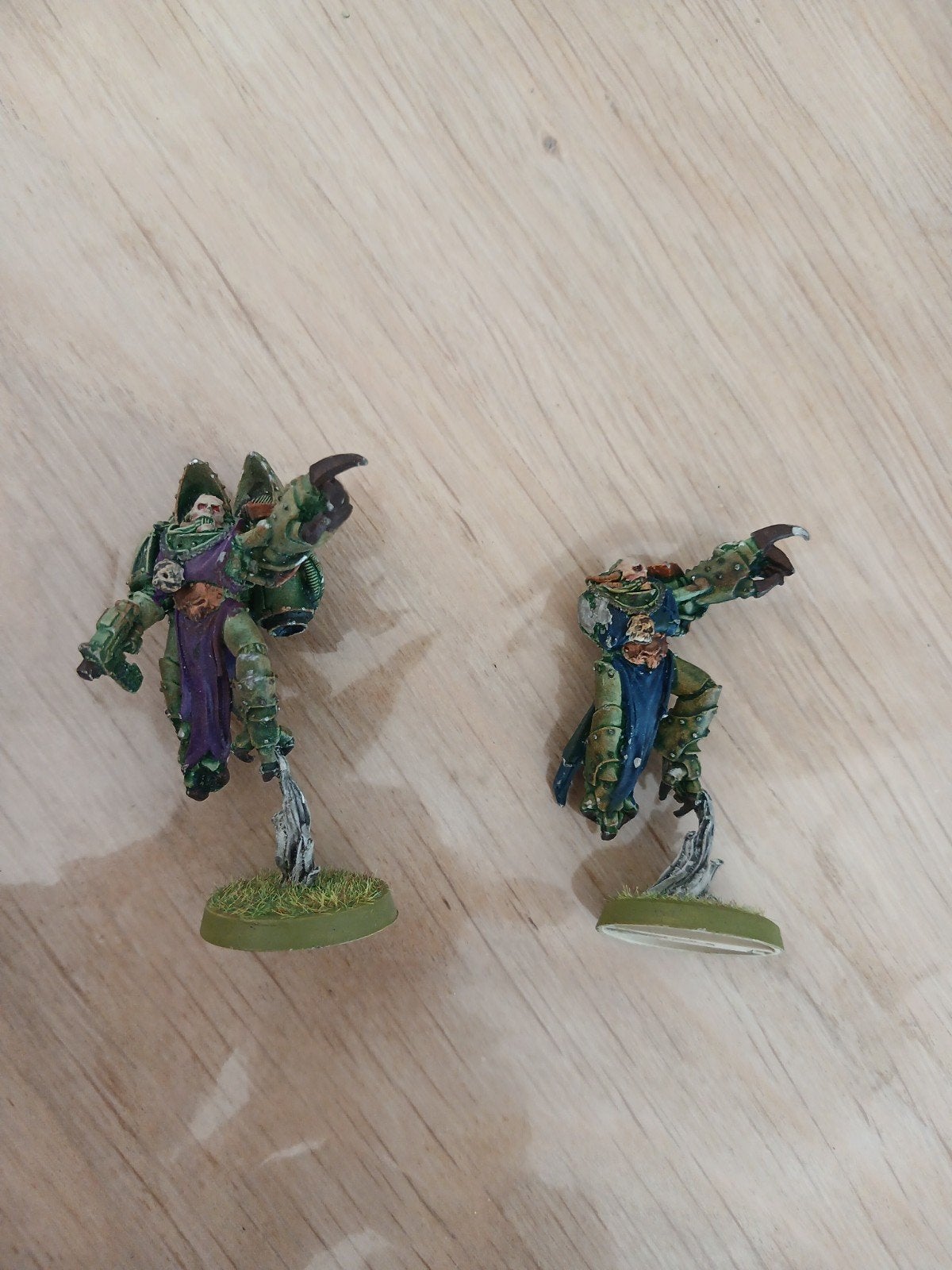 2x chaos Lord met Jump Pack iron warhammer 40k chaos space m, Hobby en Vrije tijd, Wargaming, Ophalen of Verzenden, Warhammer