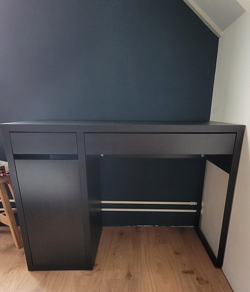 Bureau (105 x 50), Huis en Inrichting, Bureaus, Ophalen, Zwart, 105 cm, Zo goed als nieuw