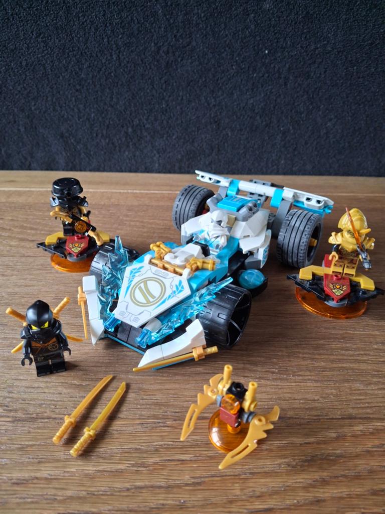 Lego Ninjago 71791 Zane's Drakenkracht Spinjitzu Raceauto, Compleet, Gebruikt, Lego, Ophalen of Verzenden
