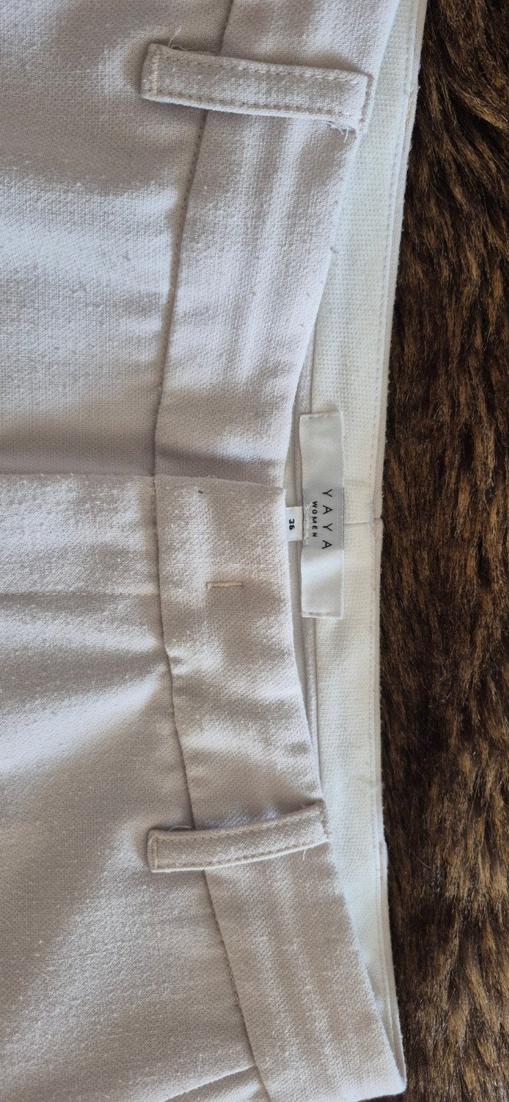Pantalon YAYA, Wit, Ophalen of Verzenden, Zo goed als nieuw, Maat 36 (S)