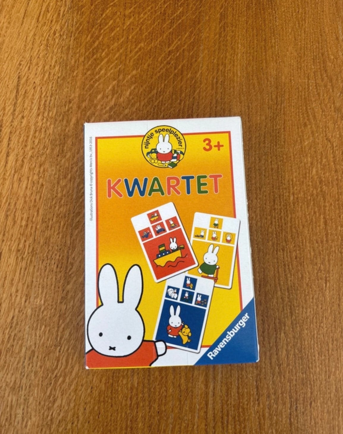 Nijntje Kwartetspel - Nieuwstaat, Drie of vier spelers, Ophalen of Verzenden, Zo goed als nieuw