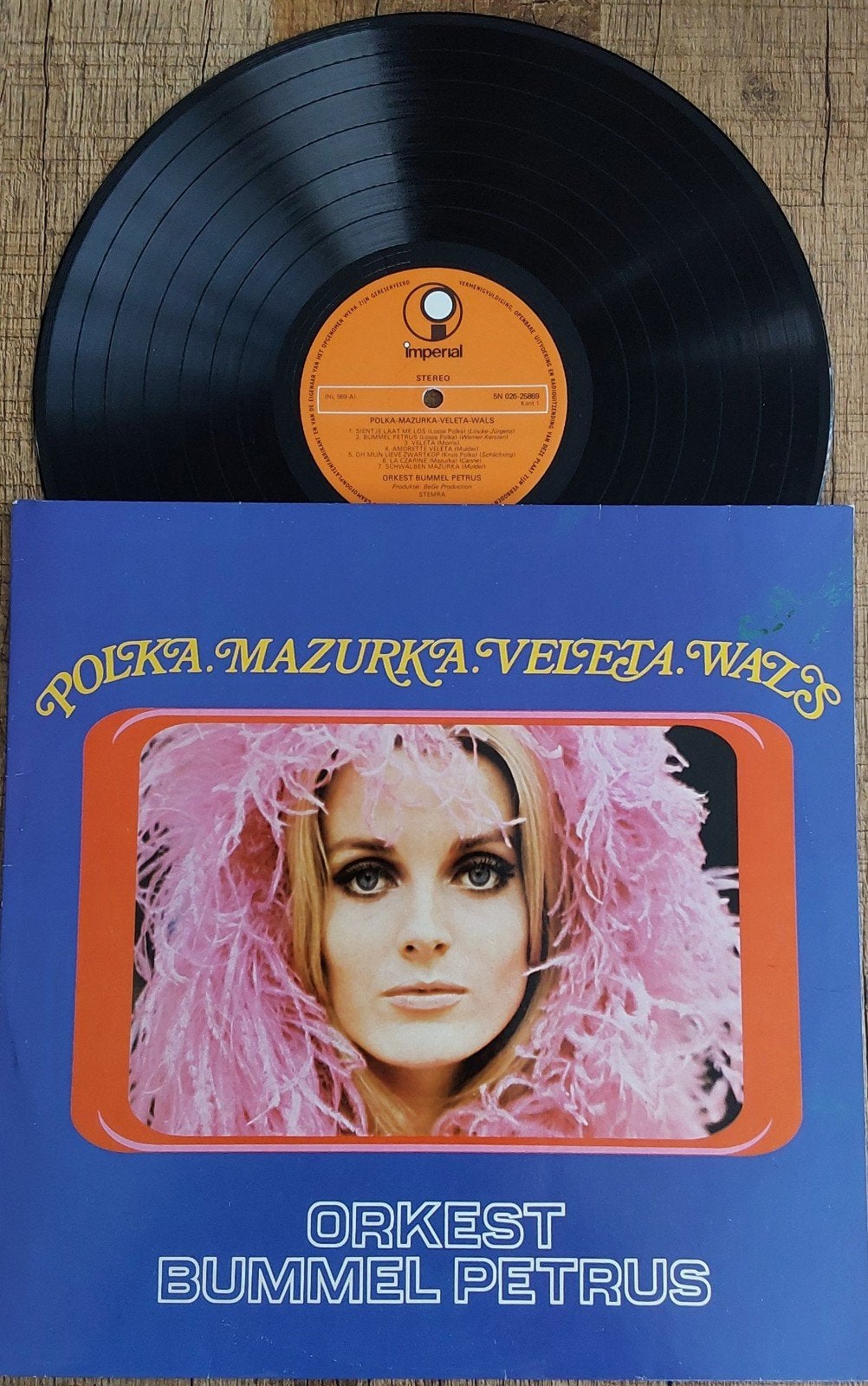 Orkest Bummel Petrus - Polka Mazurka Veleta Wals LP, Ophalen, LP, Overige genres, Zo goed als nieuw