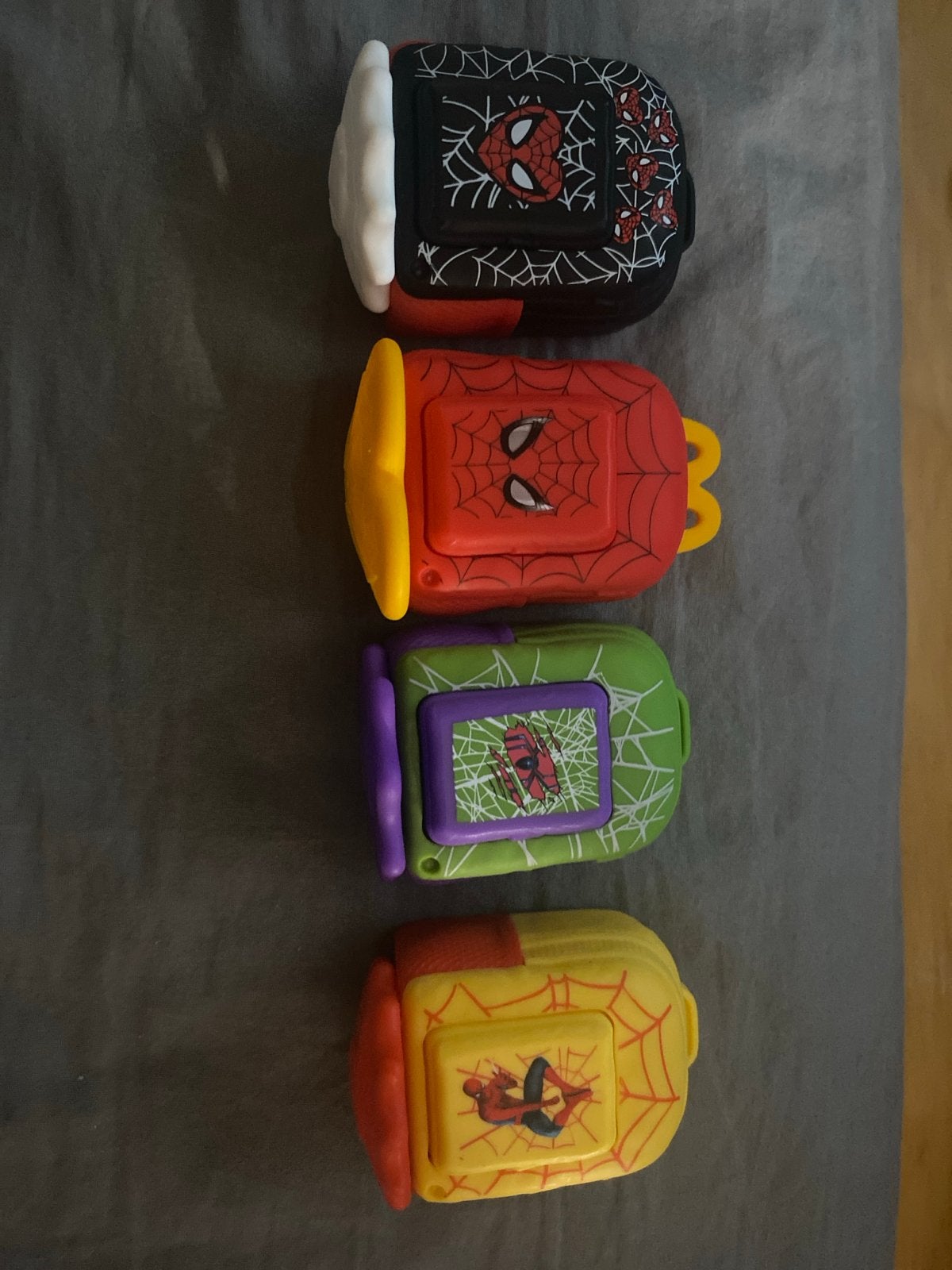 McDonald's Happy Meal Spider-Man Speeltjes (4 stuks), Ophalen of Verzenden, Gebruikt, Jongen of Meisje