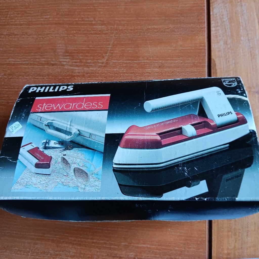 Vintage Philips Stewardess Reisstrijkijzer HD 1165/1166, Caravans en Kamperen, Ophalen of Verzenden, Zo goed als nieuw