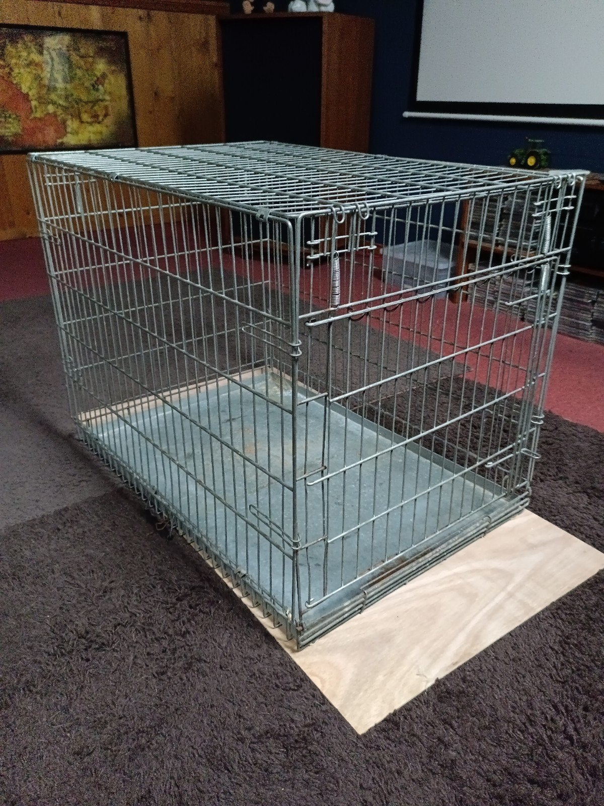 draadkooi groot formaat, Ophalen, Gebruikt, Hondenmand