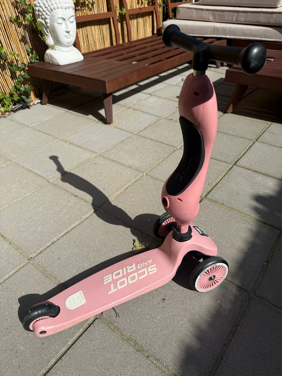 Roze Scoot and Ride step - 2-in-1 loopfiets en step, Ophalen, Gebruikt, Gewone step