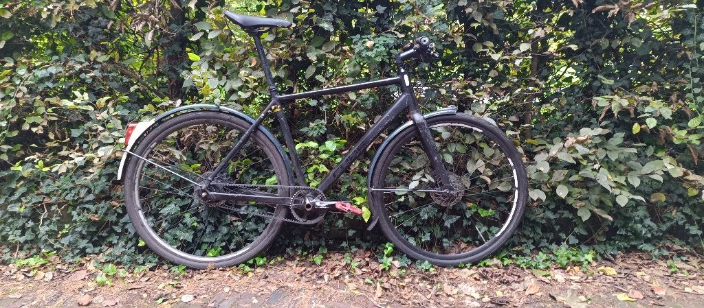 fiets, Fietsen en Brommers, Gebruikt, Versnellingen, 57 tot 61 cm, Schijfrem