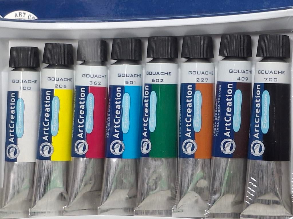 ArtCreation Expression Gouache Verfset 8x12ml, Ophalen of Verzenden, Nieuw