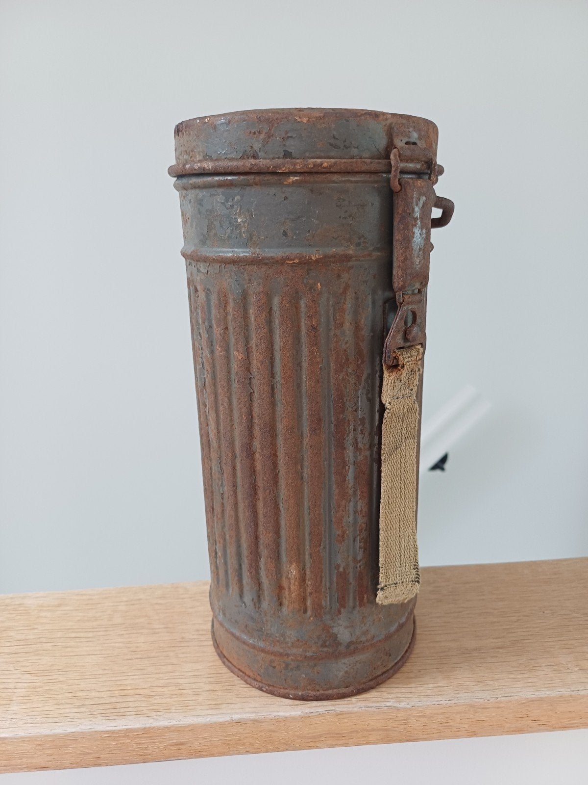 gasmaskerbus duits 1940 grijs, Ophalen of Verzenden