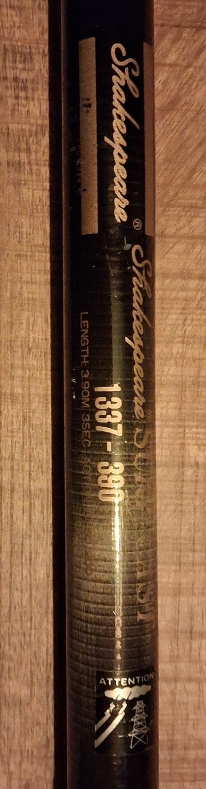 Shakespeare 1337-390 Werphengel 3.90m, Watersport en Boten, Ophalen of Verzenden, Gebruikt, Werphengel