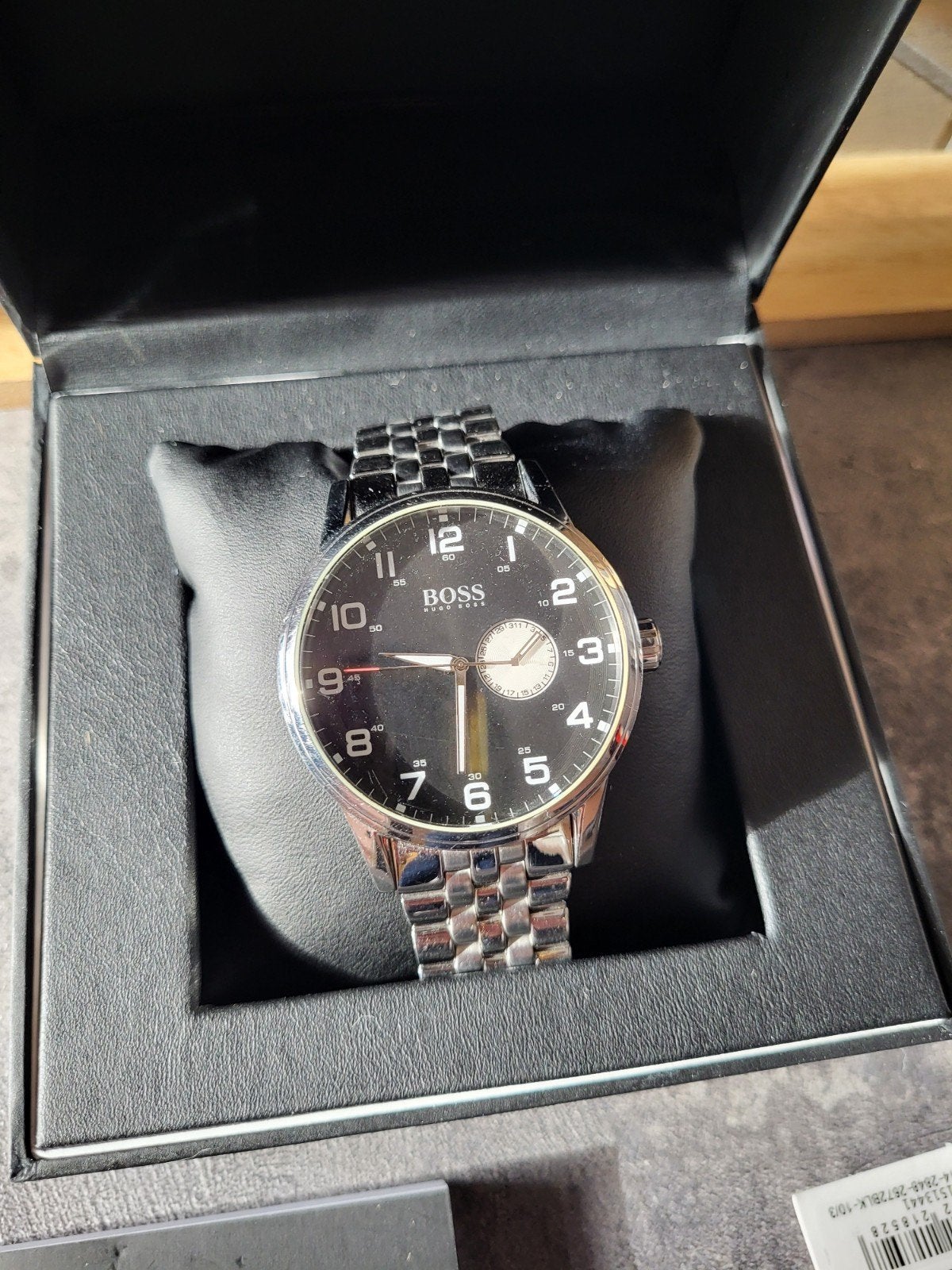 Hugo Boss herenhorloge., Ophalen of Verzenden, Zo goed als nieuw, Staal, Overige merken