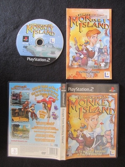 PS2 - Escape from Monkey Island - Playstation 2, 1 speler, Ophalen of Verzenden, Zo goed als nieuw, Role Playing Game (Rpg)