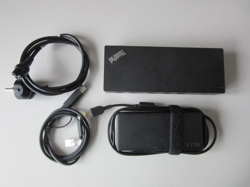 Lenovo 40AF docking station, Computers en Software, Dockingstations, Ophalen, Zo goed als nieuw, Lenovo, Docking station