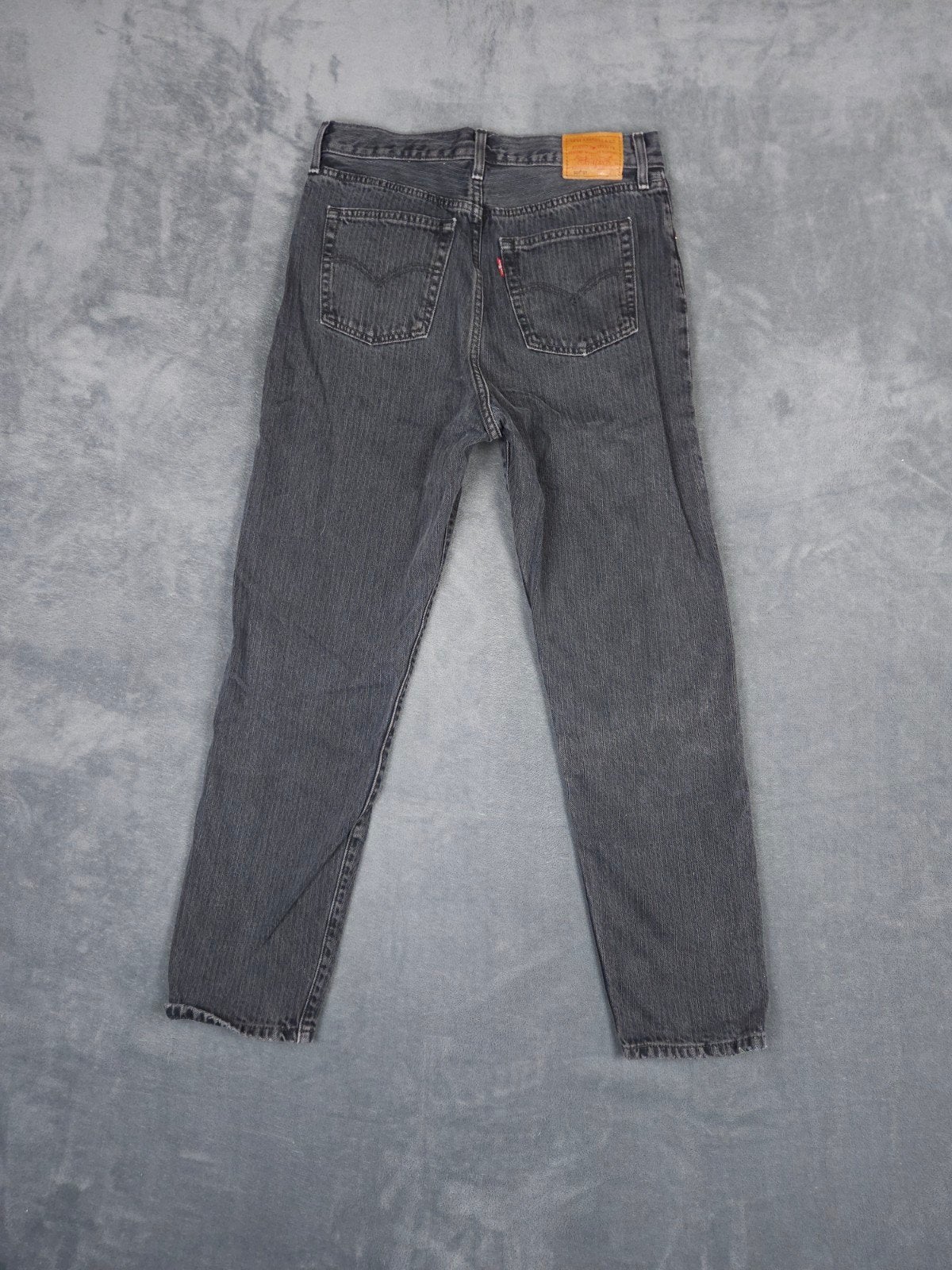 Levis Broek 501 W29 L29 Dames Straight Fit Grijs Jeans., Verzenden, ., Zo goed als nieuw, .