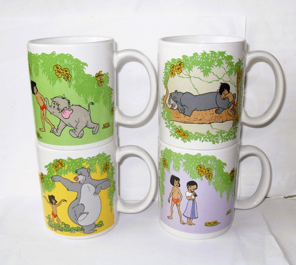 Disney’s Jungle Book Mokken Bekers Jungle Boek junglebook, Ophalen of Verzenden, Leeuwenkoning of Jungle Boek, Zo goed als nieuw