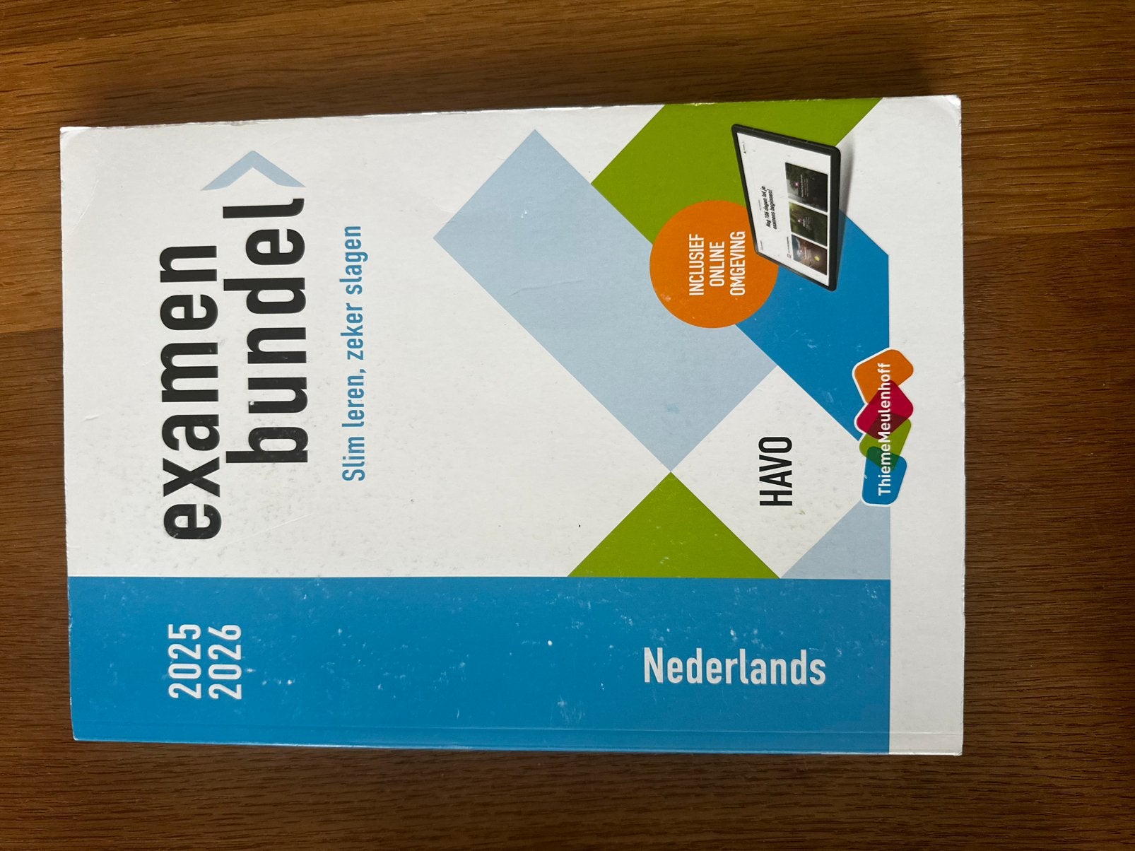 Examenbundel Nederlands  HAVO, editie 2025/2026., Ophalen of Verzenden, Zo goed als nieuw, Internet of Webdesign