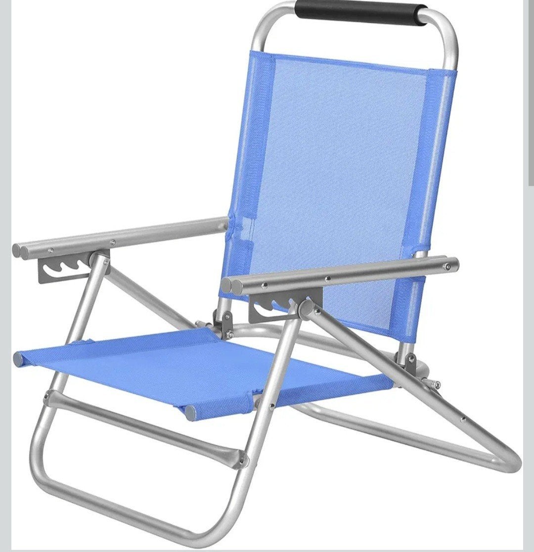 SONGMICS Draagbare strandstoel, Ophalen of Verzenden, Nieuw, Campingstoel