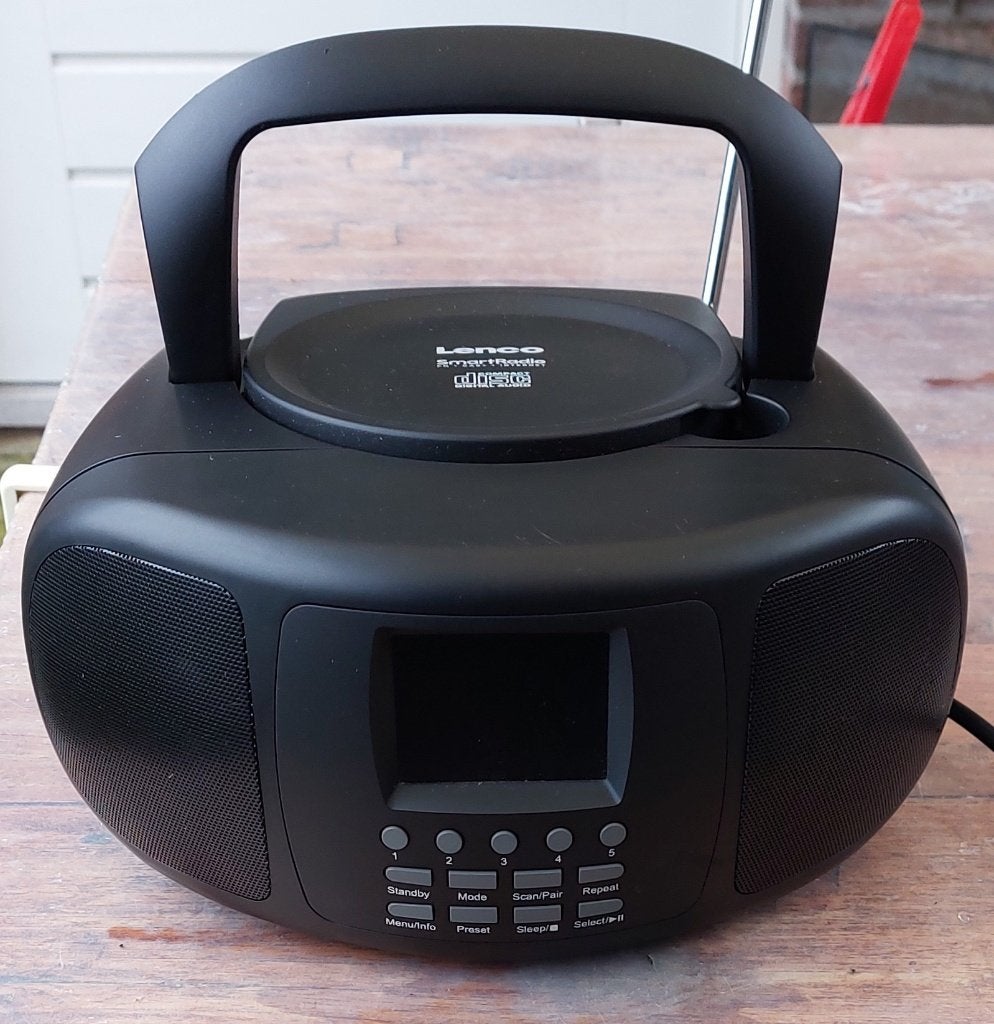 LENCO SCD-6000BK - Draagbare internet radio met DAB+, Ophalen of Verzenden, Zo goed als nieuw, Overige typen, Met cd-speler
