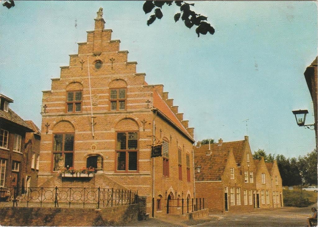 WOUDRICHEM Oude Raadhuis, Verzenden, 1940 tot 1960, Gelopen, Noord-Brabant