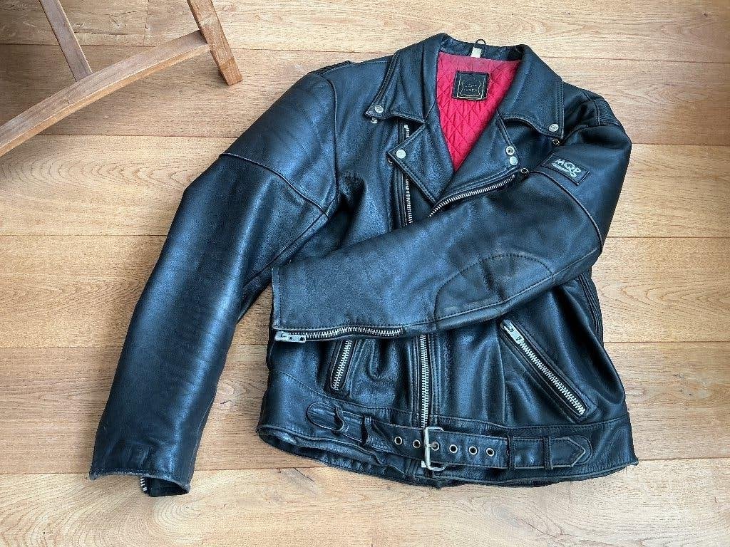 Leren motor jas en broek, Ophalen, Heren, MQP, Jas | leer