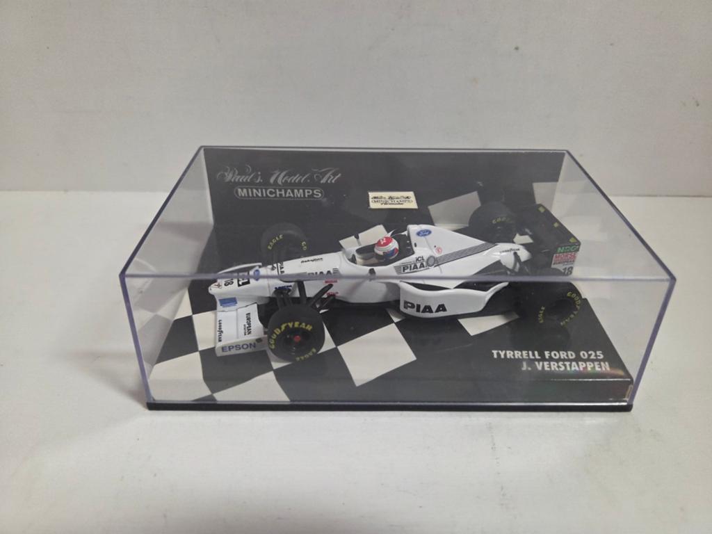 Minichamps Tyrell Ford Jos Verstappen 1:43, Hobby en Vrije tijd, Modelauto's | 1:43, Auto, ., Ophalen of Verzenden, Zo goed als nieuw