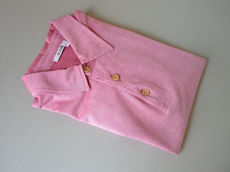 Pal Zileri, mooi italiaanse polo, roodroze, maat XXL, Kleding | Heren, Pal Zileri, Overige maten, Ophalen of Verzenden, Zo goed als nieuw