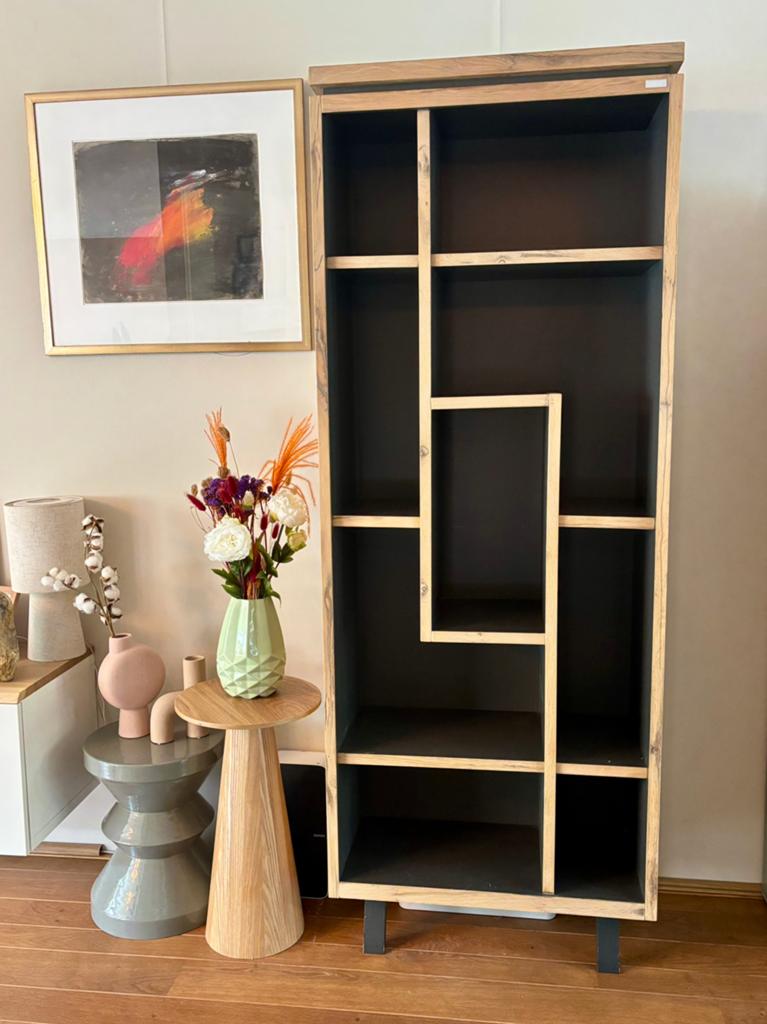 Xooon boeken decoratie kast, Ophalen, Met plank(en), Gebruikt, 200 cm of meer