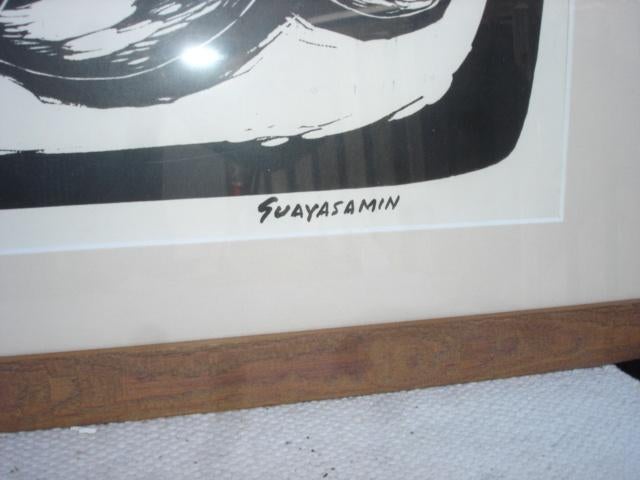 Litho Oswaldo Guayasamín Ecuadoriaans kunstschilder, Ophalen