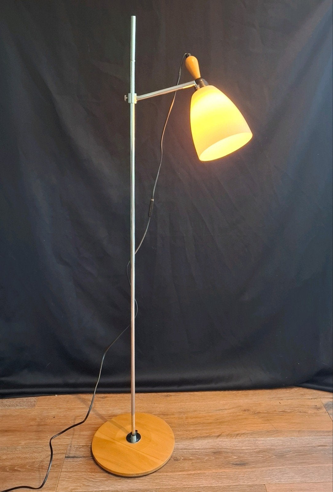 Zeldzame Vintage Ikea G9805 Vloerlamp, Ophalen, 100 tot 150 cm, E27 (groot), Zo goed als nieuw