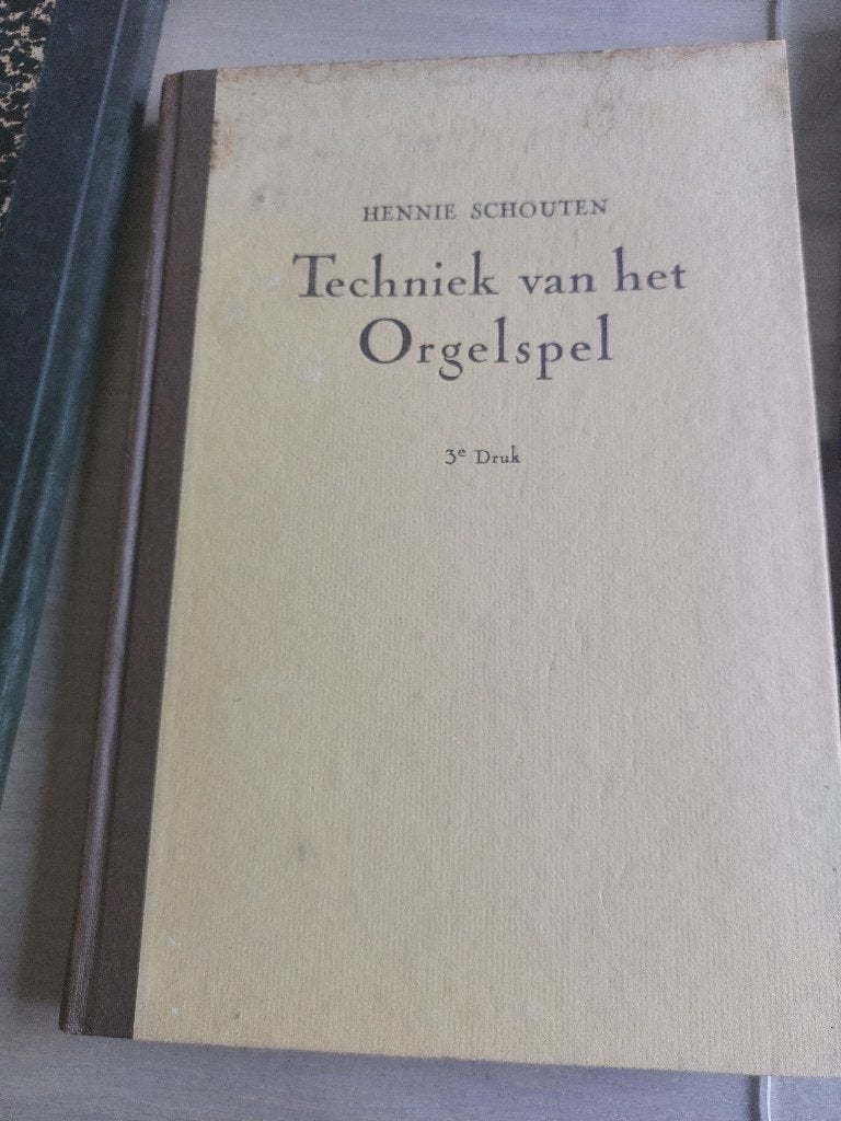 Muziekboek Techniek van het orgelspel. Hennie Schouten., Ophalen of Verzenden, Gelezen, Artiest