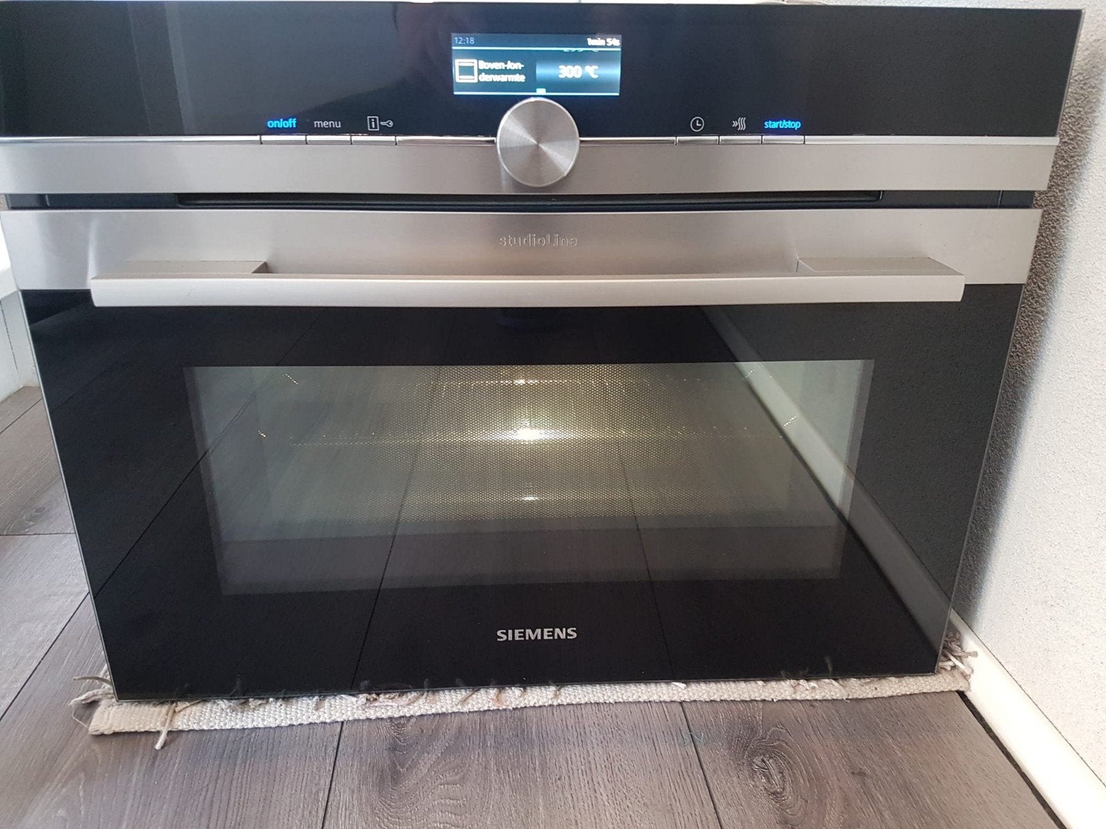 Siemens combi oven/magnetron, Ophalen, 45 tot 50 cm, Siemens, Zo goed als nieuw