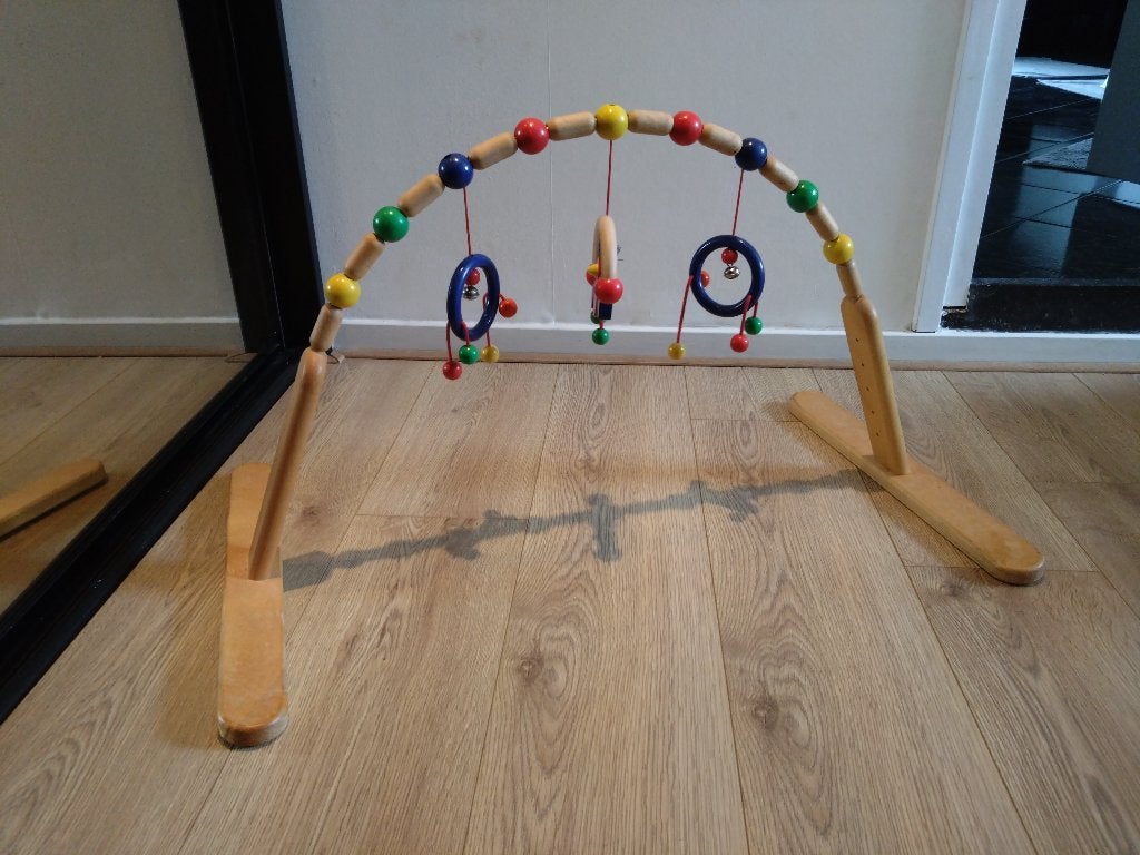 Pontino Babygym van hout, Ophalen, Zo goed als nieuw, Babygym