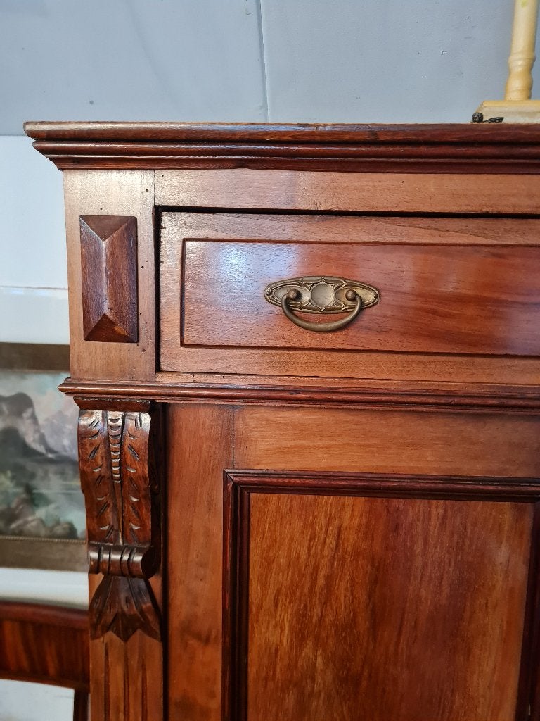 Bijna antieke mahonie houten meidenkast, Antiek en Kunst, Ophalen