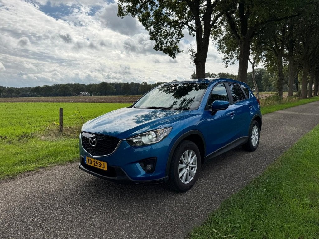 Mazda CX-5 2.0 TS+ Lease 2WD | Navigatie | Trekhaak | Cruise, Auto's, Keurmerk '100% Onderhouden', Stof, 4 cilinders, Blauw