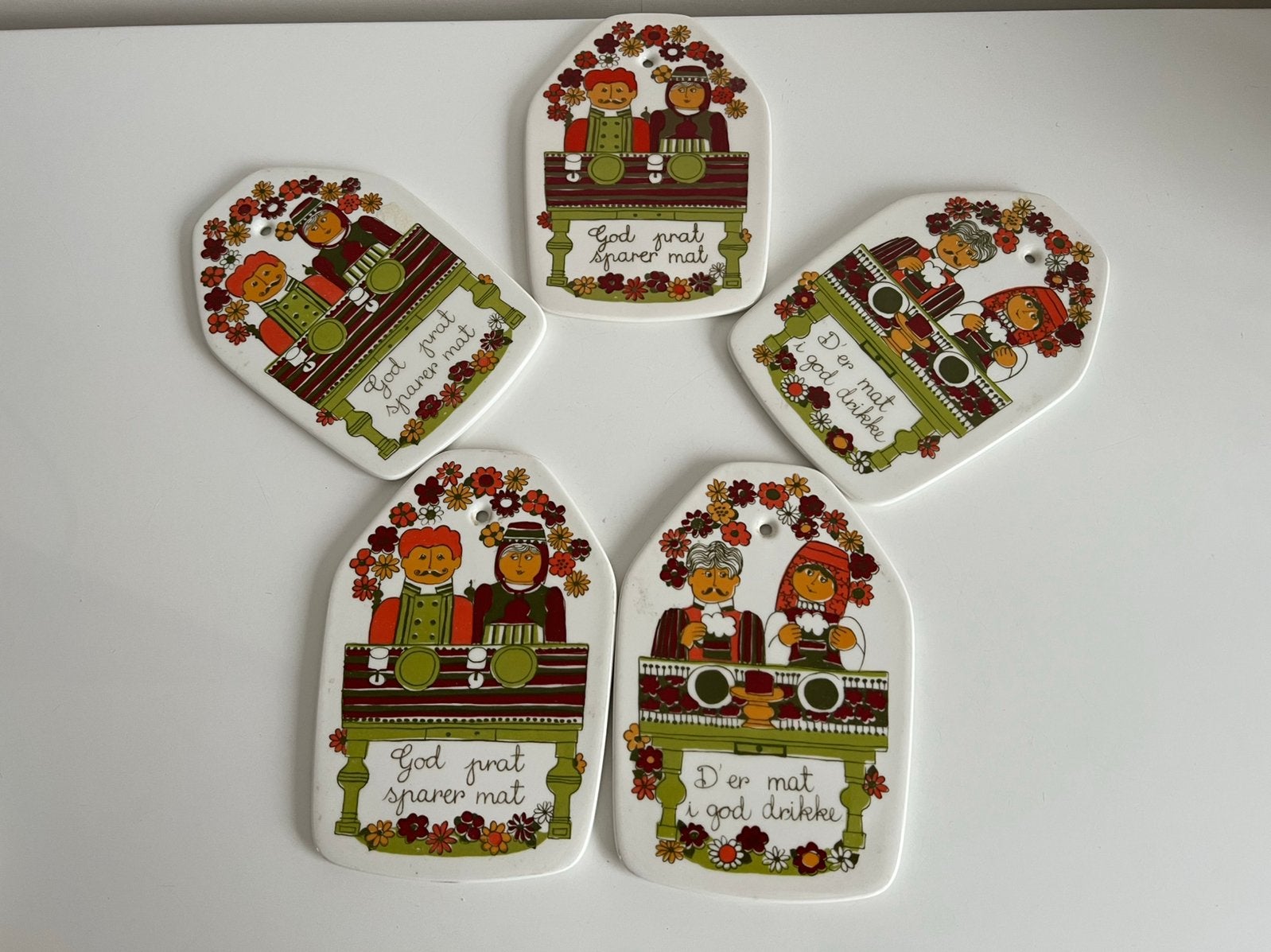 Noors Figgjo Flint Folklore Ontbijtplankje Turi Design P Stk, Ophalen of Verzenden