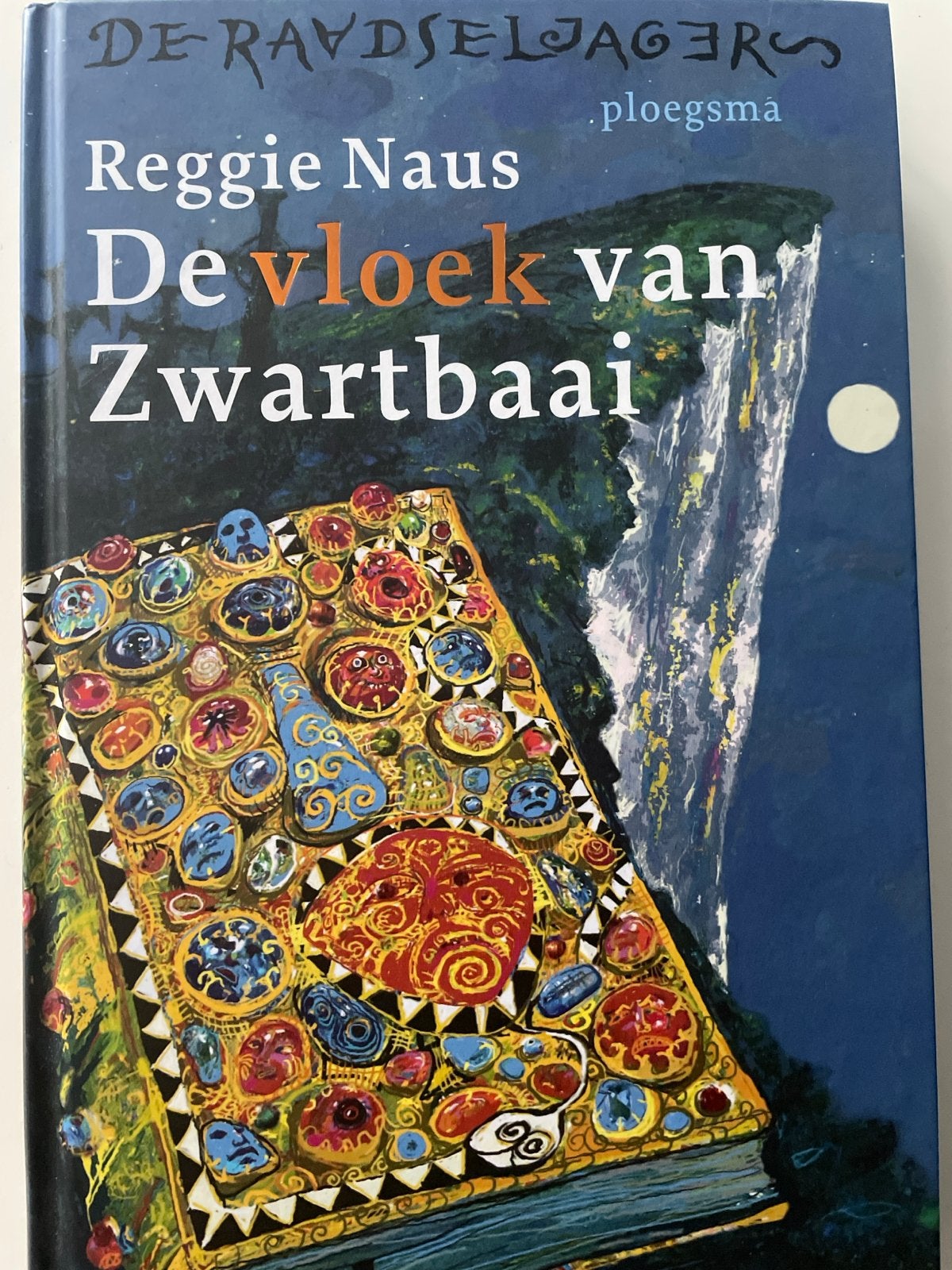 De vloek van Zwartbaai - Reggie Naus (De Raadseljagers), Ophalen of Verzenden, Zo goed als nieuw, Fictie