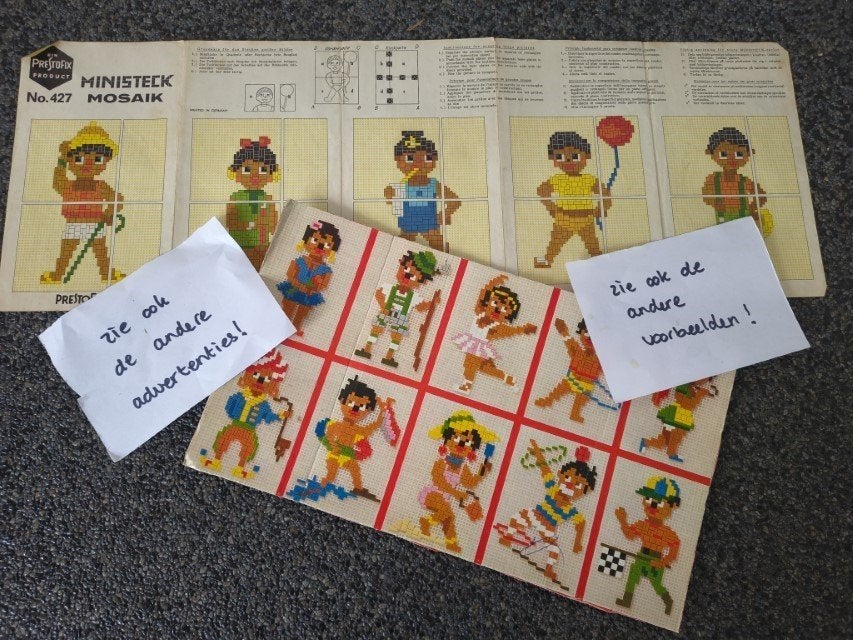* Ministeck Prestofix kinderen nr. 427 +extra voorb. 70’s *, Verzenden, Gebruikt, Overige typen