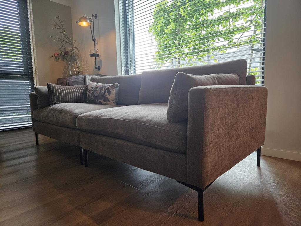 Mooie bank fauteuil van Zuiver, Ophalen of Verzenden, Zo goed als nieuw, Driepersoons