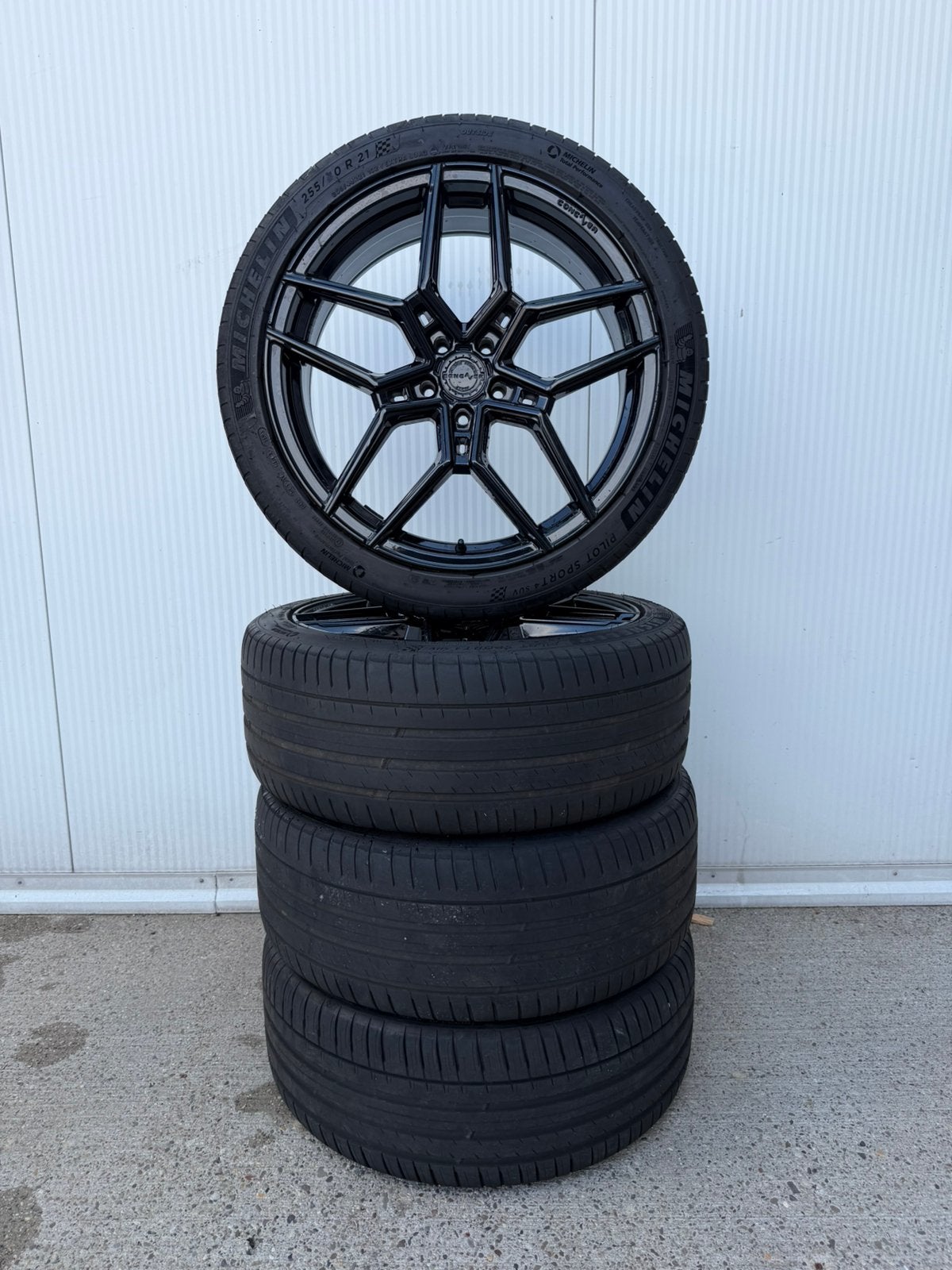 Concaver CVR5 velgen met banden – zo goed als nieuw, Auto-onderdelen, Ophalen, 255 mm, Velg(en), 21 inch