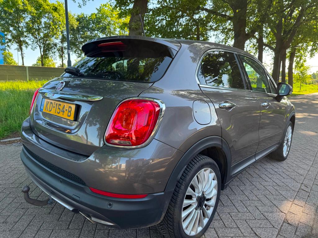 Fiat 500 X 1.4 Turbo MultiAir Lounge 2016 90DKM NAP, Voorwielaandrijving, Gebruikt, 4 cilinders, Bruin