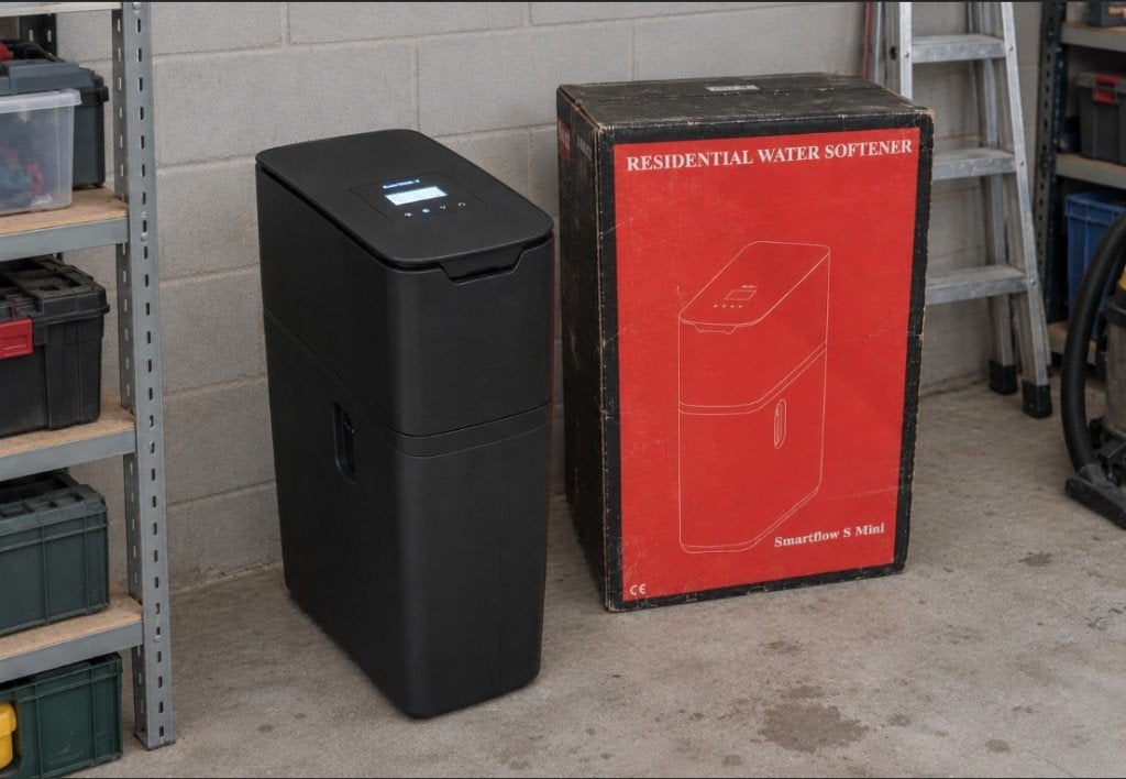 Waterontharder Slimflow 100 met ionenwisseling.Nieuw