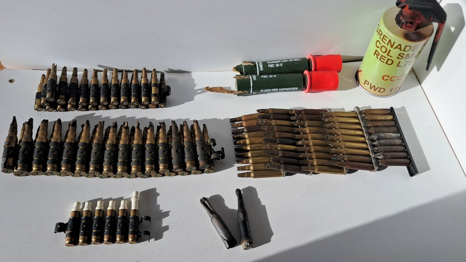 Lege hulzen Nederlands leger, Verzamelen, Militaria | Algemeen, Ophalen of Verzenden, Overige soorten, Nederland, Hulzen of Bodemvondsten