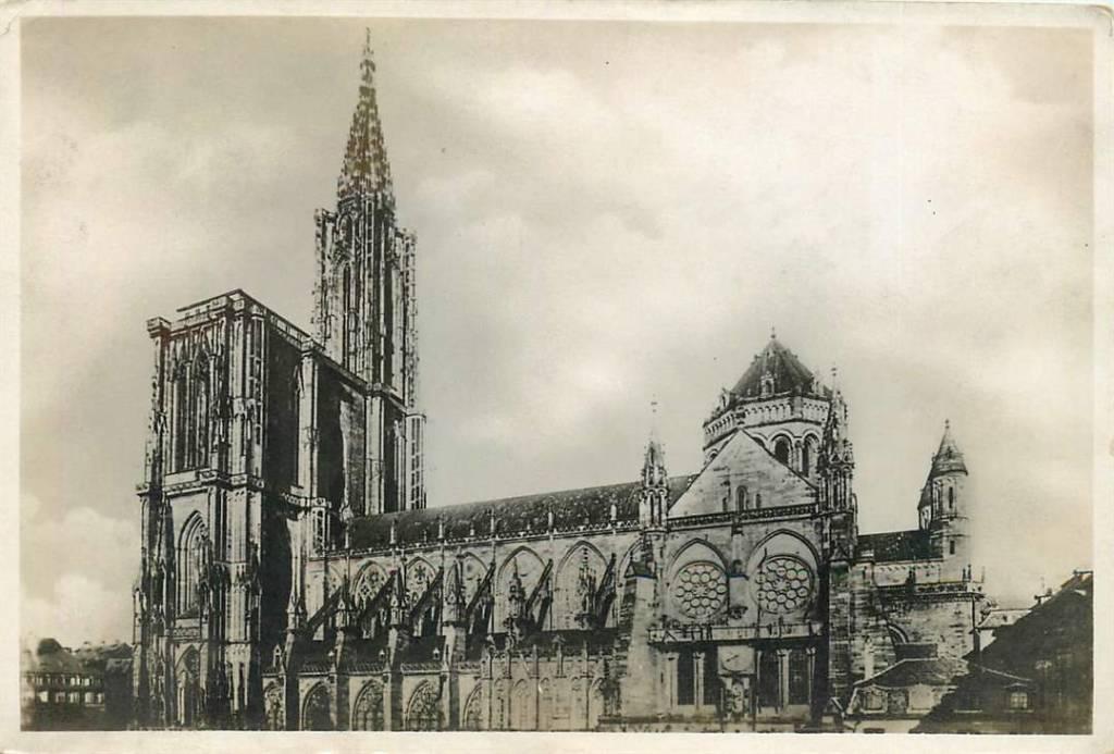 381-207-039 Strasbourg La Cathedrale, Verzenden, Voor 1920, Frankrijk